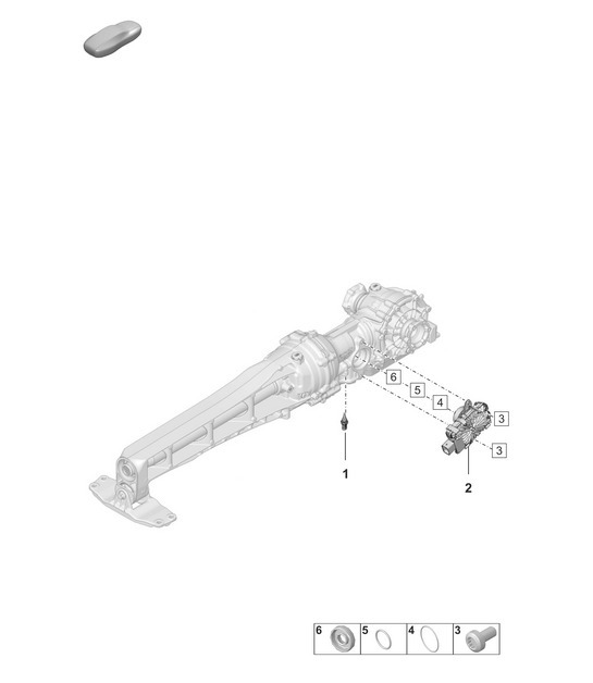 Diagram 304-120 Porsche 992 (911) MK1 2019-2024 Transmission