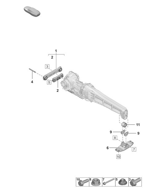 Diagram 304-300 Porsche 992 (911) MK1 2019-2024 Transmission