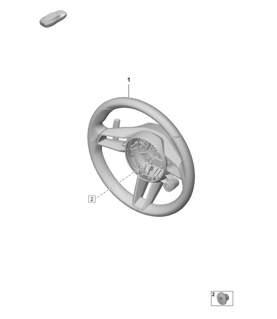 Diagram 403-205 Porsche 992 (911) MK1 2019-2024 Front Axle, Steering 