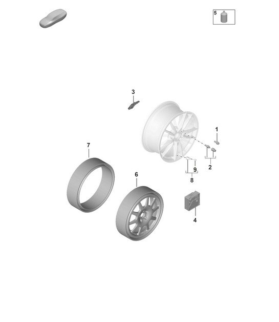 Piezas individuales (PR:1PA, 1PD) 992.1 Carrera 2019 - 2024