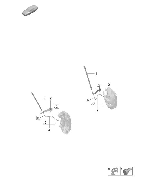 Diagram 604-015 Porsche 992 (911) MK1 2019-2024 Räder, Bremsen
