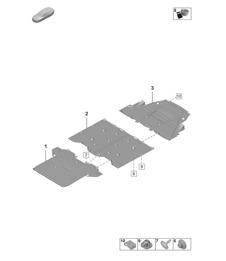 Bodembekleding 992.1 Carrera 2019 - 2024