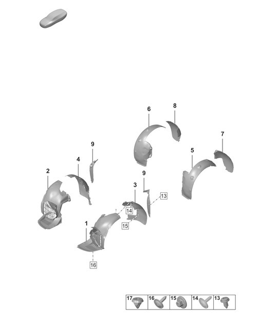 Diagram 801-760 Porsche 992 (911) MK1 2019-2024 Body