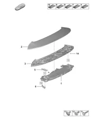 Spoiler trasero 992.1 Carrera 2019 - 2024