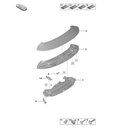 Spoiler trasero 992.1 Carrera 2019 - 2024