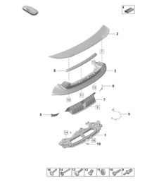Spoiler trasero - Aerokit - 992.1 Carrera 2019 - 2024