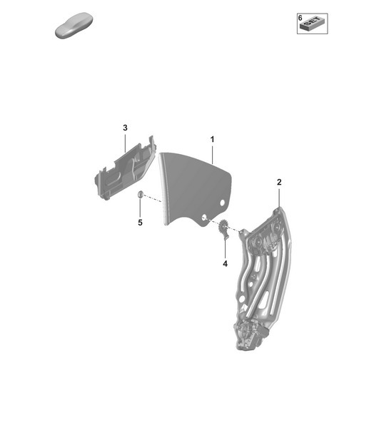 Diagram 805-020 Porsche 9YA Cayenne Turbo S E-Hybrid V8 4.0L (550Hp) 2019-23 
