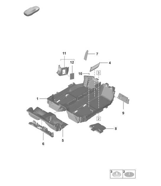 Diagram 807-100 Porsche 992 (911) MK1 2019-2024 Body