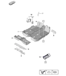 Rivestimenti per pavimenti (moquette) - 911 Dakar (PR:E7S) - 992.1 Carrera 2019 - 2024