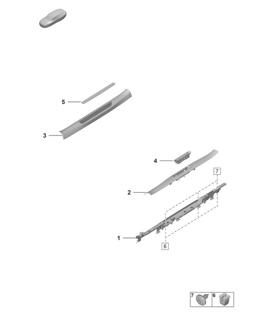 Diagram 807-150 Porsche 970.2 Panamera 4 V6 3.6L 4WD (310Hp) 2014-16 Body