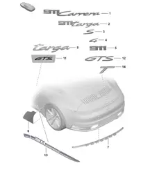 Inscription - REAR -  992.1 Carrera 2019 - 2024