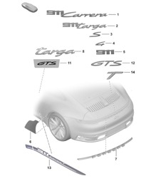 Inscription - ARRIÈRE - 992.1 Carrera 2019 - 2024