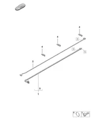 Condizionatore d'aria / Linea del refrigerante / Soglia - INFERIORE - 992.1 Carrera 2019 - 2024