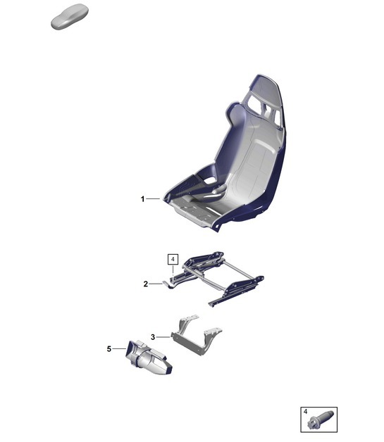 Diagram 817-010 Porsche 968 (1992-1995) Body
