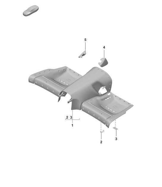 Diagram 818-100 Porsche 968 (1992-1995) Body