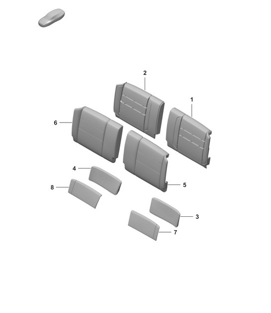 Diagram 818-300 Porsche 968 (1992-1995) Body