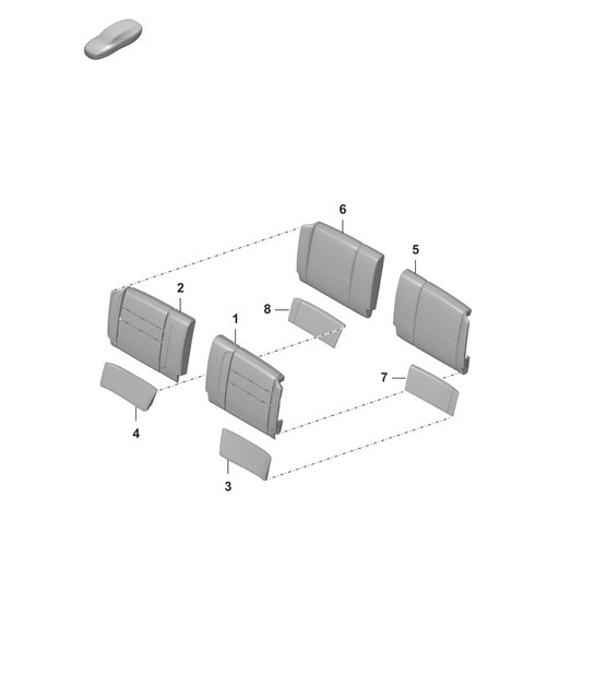 Diagram 818-335 Porsche 968 (1992-1995) Body