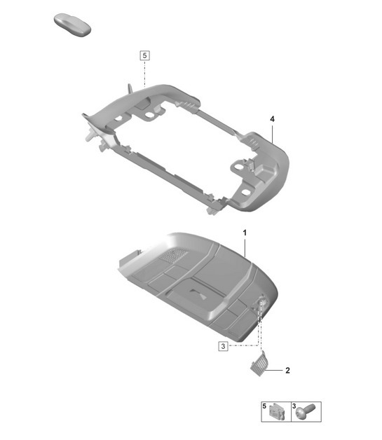 Diagram 903-060 Porsche Macan (95B) MK1 (2014-2018) Electrical equipment