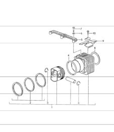 cylinder with piston 993 1994-98