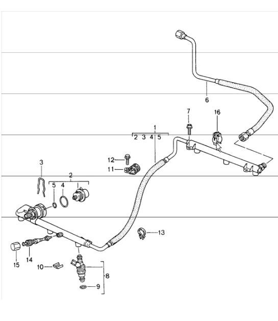 Diagram 107-05 Porsche 开曼718C(982C)2017>> 引擎