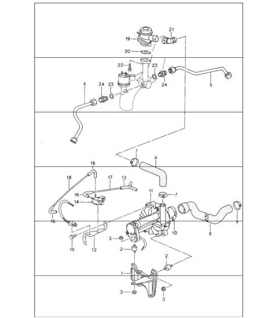 air injection 993 TURBO 1994-98
