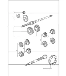 gear wheel sets 993 TURBO G64.51 and G64.52 (RC) 1995-98