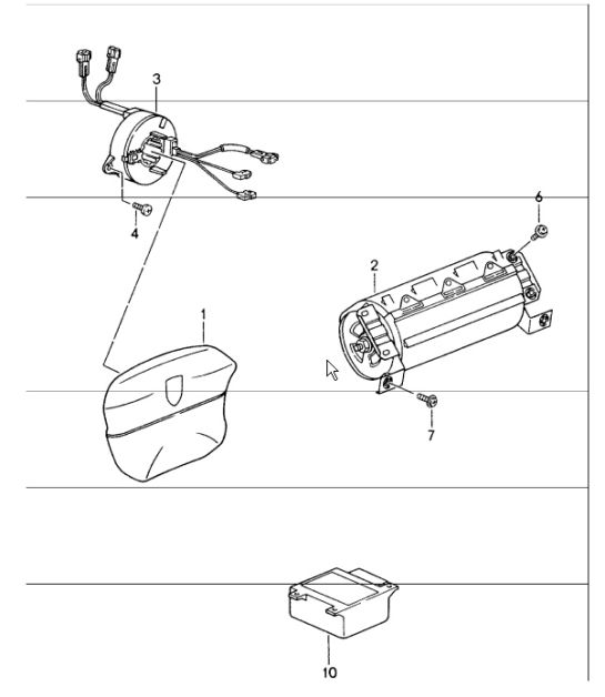 airbag 993 1994-98
