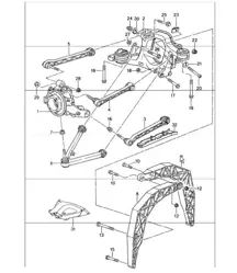 rear axle 993 1994-98