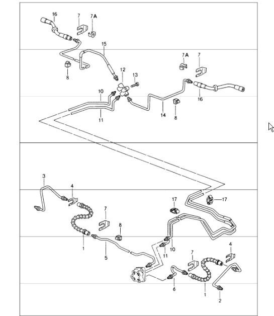 Diagram 604-12 Porsche 开曼 S 3.4L 987C 2005-08 车轮、制动器