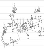 Hand Lever System, Pedal Cluster  993 (911) (1994-1998)