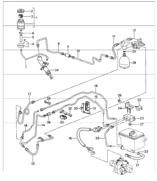 Diagram 702-09 Porsche 卡宴 9YA 2018-2023 
