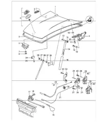 couvercle avant 993 1994-98
