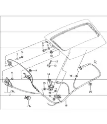rear spoiler driving mechanism 993 1994-98