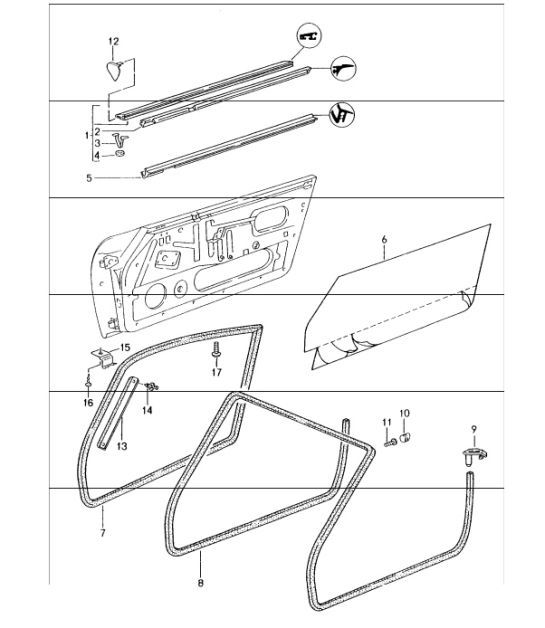 Diagram 804-05 Porsche Cayenne E-Híbrido V6 3.0L V6 340 CV 