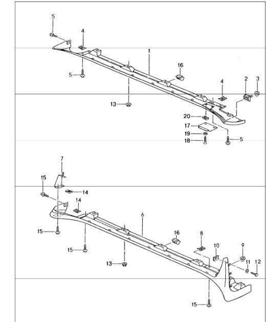 Diagram 810-05 Porsche 9J1.1 Taycan Turbo S Cross Turismo 2020-24 