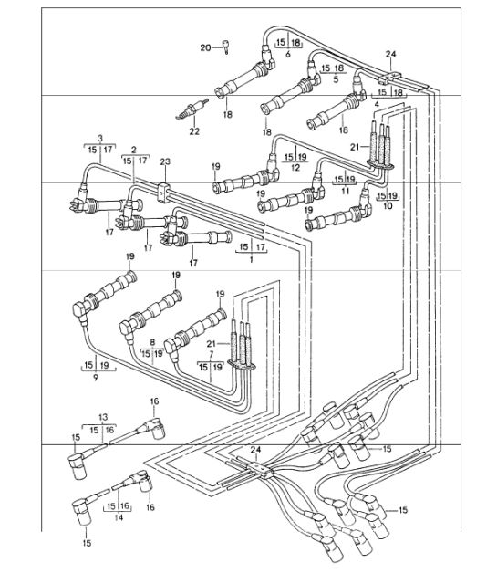 engine electrics - 2 - for 993 CARRERA/4 M64.05/06/21/22 and 993 CARRERA RS M64.20 1994-98