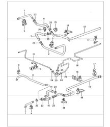 raffreddamento ad acqua - 2 - per 996 CARRERA M339 (trazione integrale) M96.01/02/03/04 1998-05