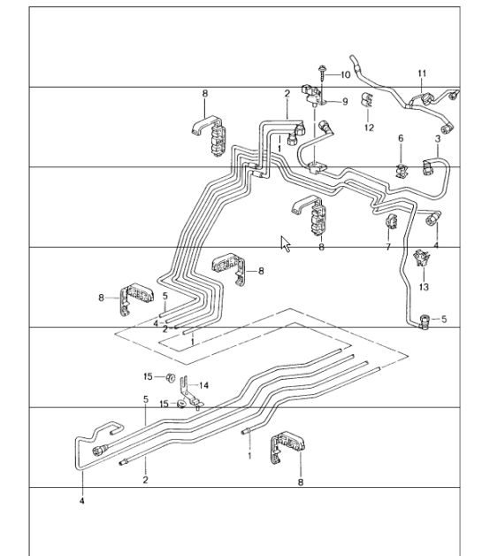 fuel system front 996 1998-05