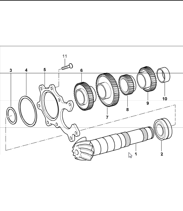 gears and shafts 996 CARRERA 2/4 G96.00/30/01/31  1998-05