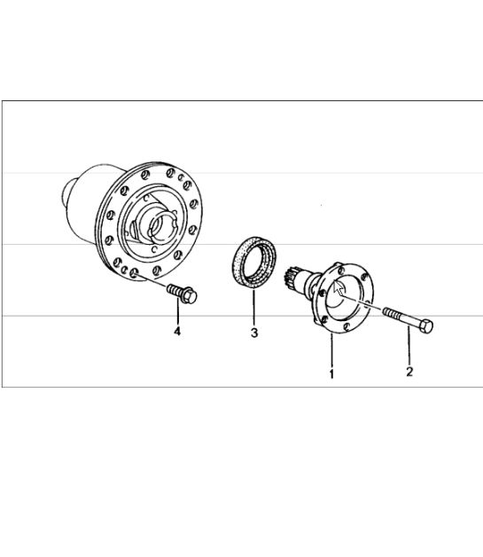 limited-slip differential 996 CARRERA 2 G96.00/01 UPTO 1999