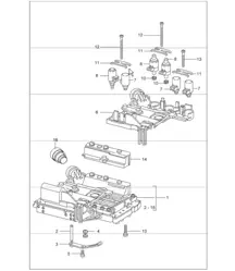 tiptronic switch unit, solenoid valve, pressure regulator 996 CARRERA 2/4 (M338/M339)  A96.10/35  2002 ONWARDS