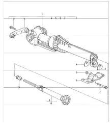 front-axle final drive, cardan shaft 996 M339 (All-wheel drive) Z96.00 1999 ONWARDS