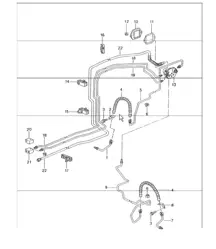remleidingen, vooras, bodemplaat, vacuümleiding 996 1998-05