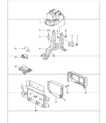 hydraulic unit, anti-lock brake system, control 996 1998-05