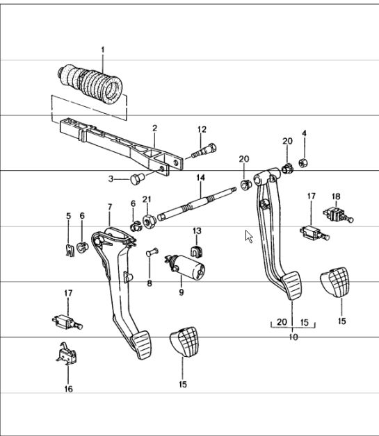pedals 996 1998-05