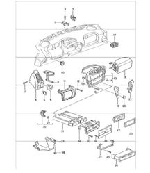 accessories dashboard trim 996 UPTO 2001
