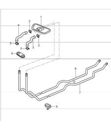 heating system 1, feed line, return line 996 1998-05