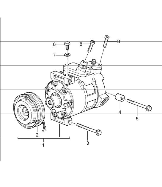 Diagram 813-15 Porsche Cayenne 92A (958) 2010-2017 Body