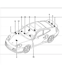 stickers 996 TURBO 2001-05