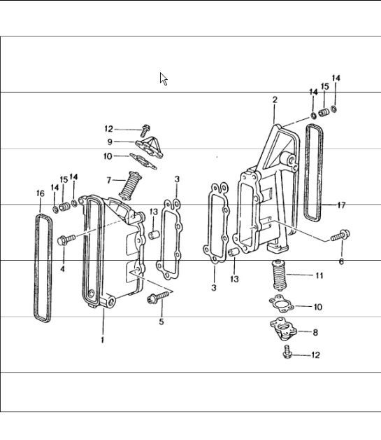 Diagram 103-05 Porsche Cayenne GTS V8 4.0L Essence 460 CV 2020-23 